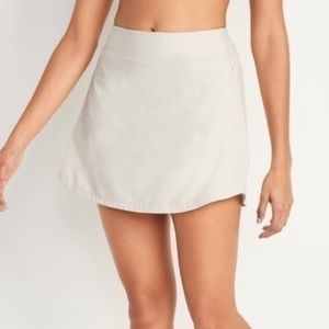 NWF XL Old Navy High waisted stretchtech skort for Tennis golf Tan skirt pockets